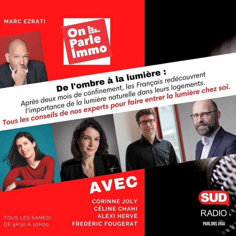 Plakat für eine Radiosendung mit Alexi Hervé und anderen Lichtexperten