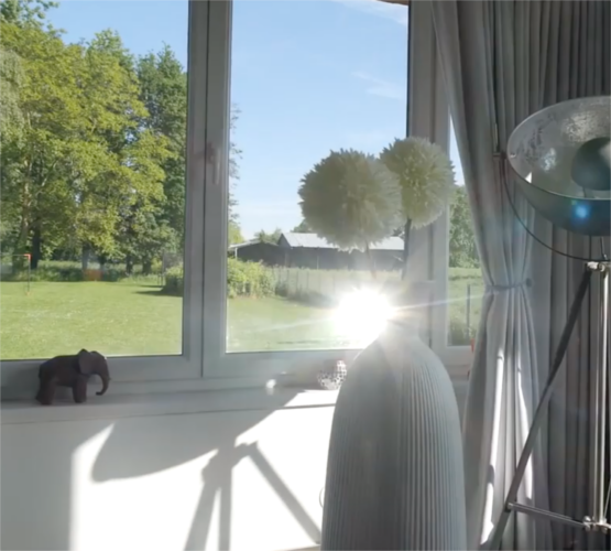 Réflecteur Jardin motorisé renvoie le soleil dans votre maison