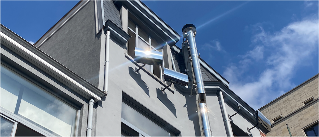 Capter le soleil en hauteur pour ensoleiller la terrasse