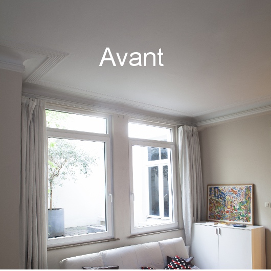 Installation réflecteurs extérieurs rez-de-chaussée cour intérieure appartement sombre