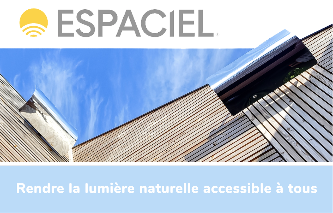 Visuel de la levée de fonds Espaciel avec deux Réflecteurs Patio-Solaire