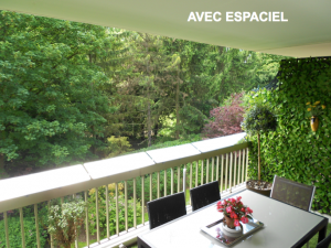 installation balcon avec réflecteurs