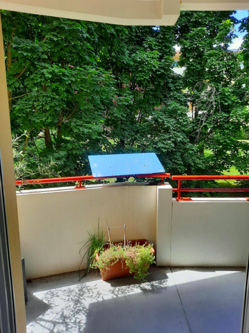 Réflecteur Espaciel installé sur le balcon