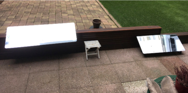 rendre son intérieur plus lumineux avec les réflecteurs terrasse posé au sol permettant de faire entrer la lumière du jour
