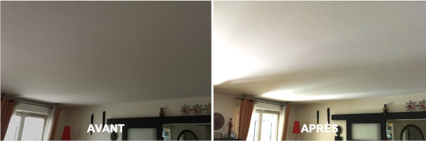 intérieur plus lumineux, le séjour est baigné de lumière avec le réflecteur espaciel elle bénéficie de lumière naturelle tous les jours