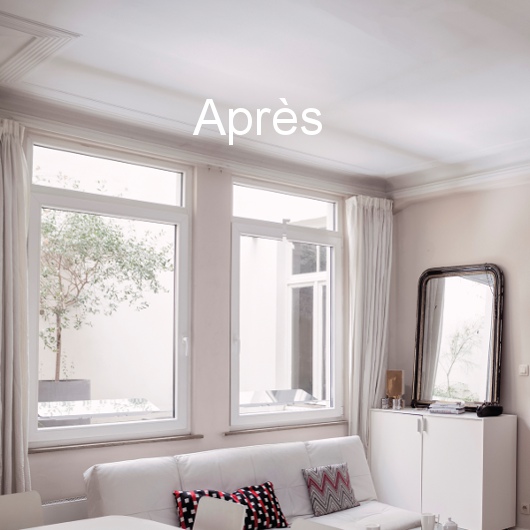 Installation réflecteurs extérieurs rez-de-chaussée cour intérieure appartement sombre